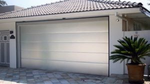 Aluminum garage door