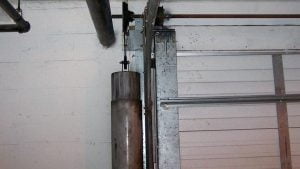 Counterweight for garage door