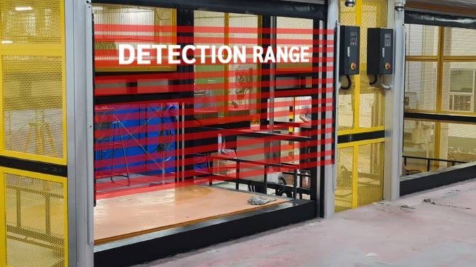 Light curtain sensor