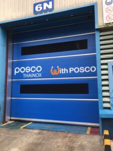 Read more about the article ประตูม้วนอัตโนมัติ | POSCO Thainox | ระยอง