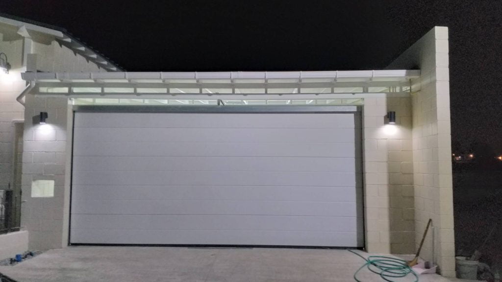 Installation photo of Garage Doors for Single House in Rayong by OZ DOOR (5)