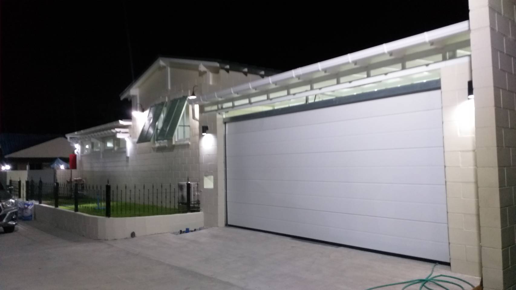 Installation photo of Garage Doors for Single House in Rayong by OZ DOOR