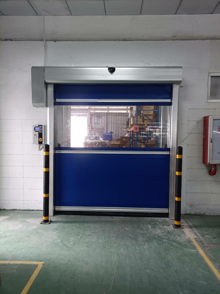 ภาพผลงานติดตั้งประตูไฮสปีด รุ่น Standard สำหรับคลีนรูมและ GMP ที่ระยอง โดย OZ DOOR (2)