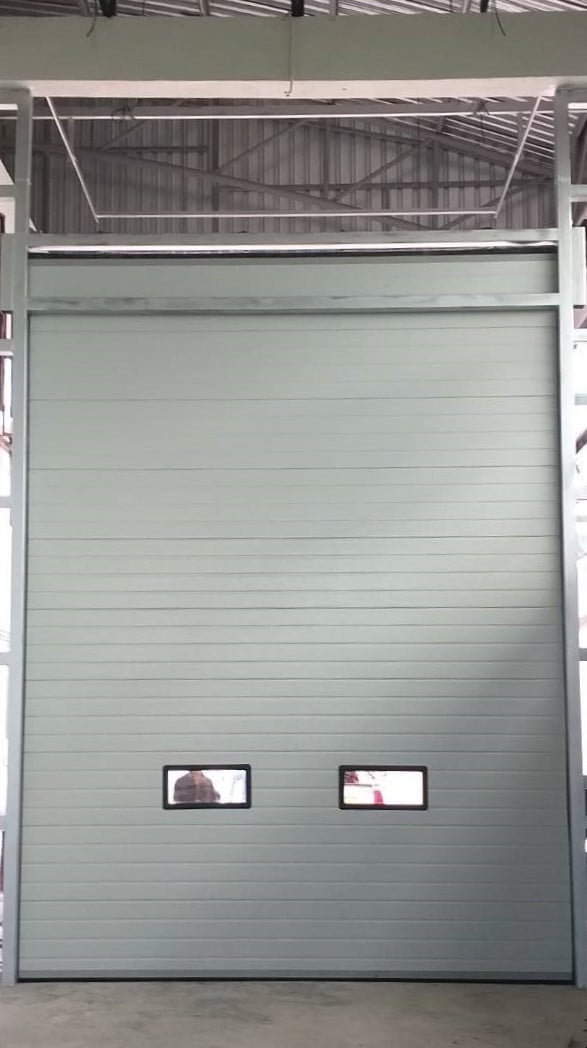 Installation photo of Industrial Doors for Food & Beverage in Chachoengsao by OZ DOOR
