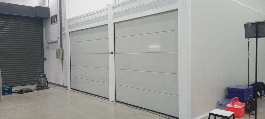 Installation photo of Garage Doors for Single House in Chachoengsao by OZ DOOR