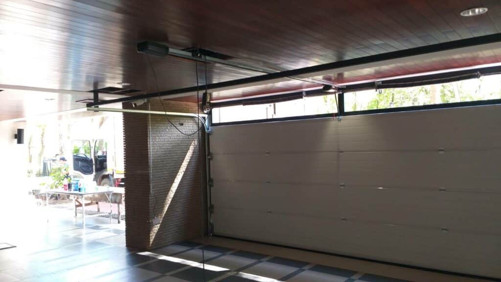 Installation photo of Garage Doors for Single House in Chiang Mai by OZ DOOR (5)