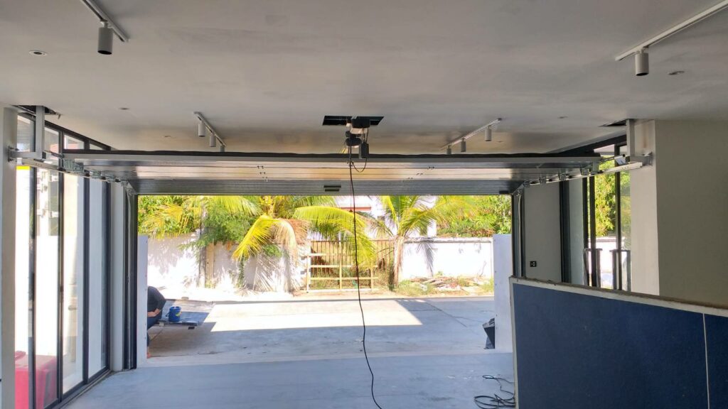 Installation photo of Garage Doors for Single House in Udon Thani by OZ DOOR