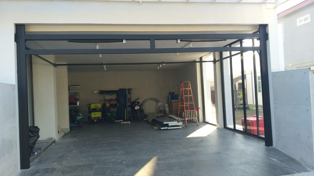 Installation photo of Garage Doors for Single House in Udon Thani by OZ DOOR (2)