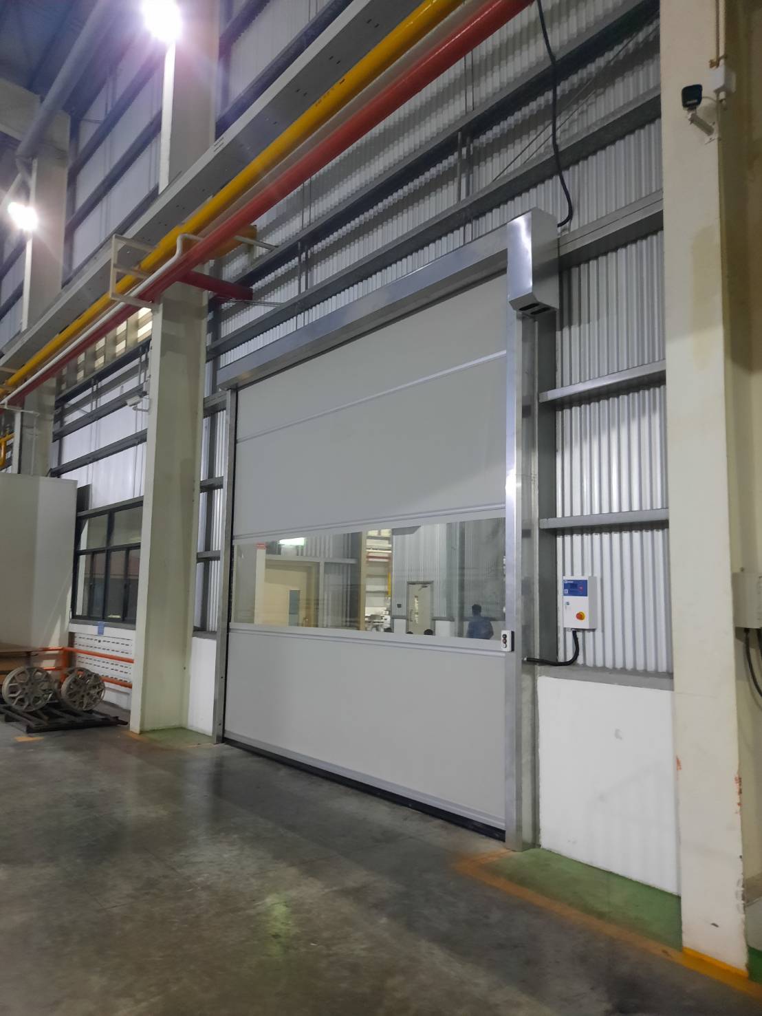 Stainless high speed door