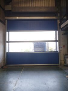 Read more about the article ประตูHigh speed door | Optimus| ชลบุรี