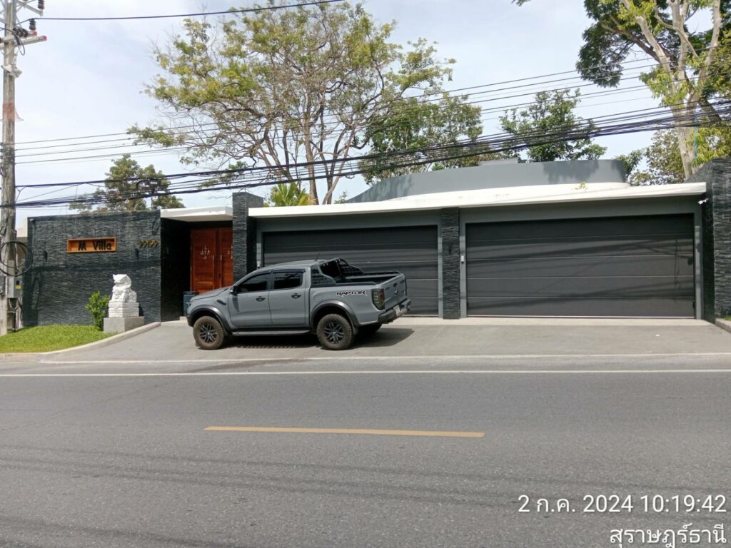 Installation photo of Garage Doors for Single House in Surat Thani by OZ DOOR