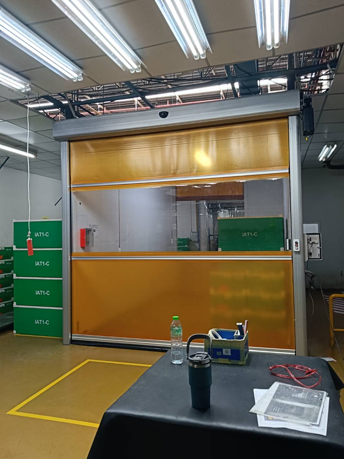 Installation photo of High Speed Doors for Manufacturing in Chonburi by OZ DOOR (2)