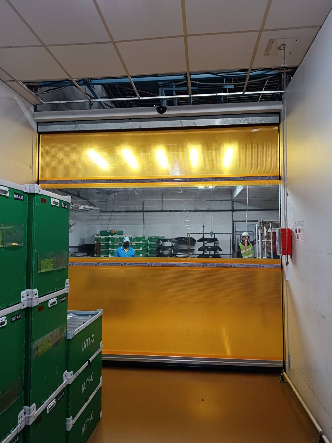 Installation photo of High Speed Doors for Manufacturing in Chonburi by OZ DOOR (3)