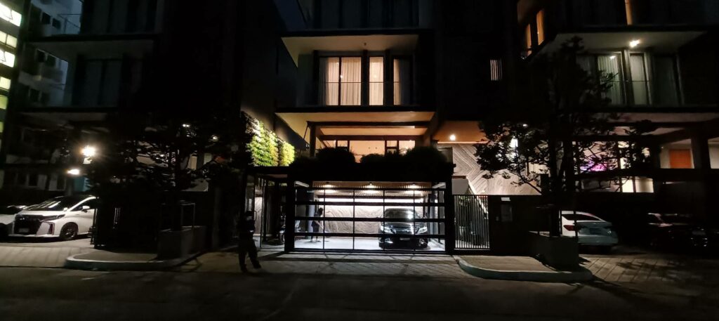 Installation photo of Garage Doors for Single House in Bangkok by OZ DOOR