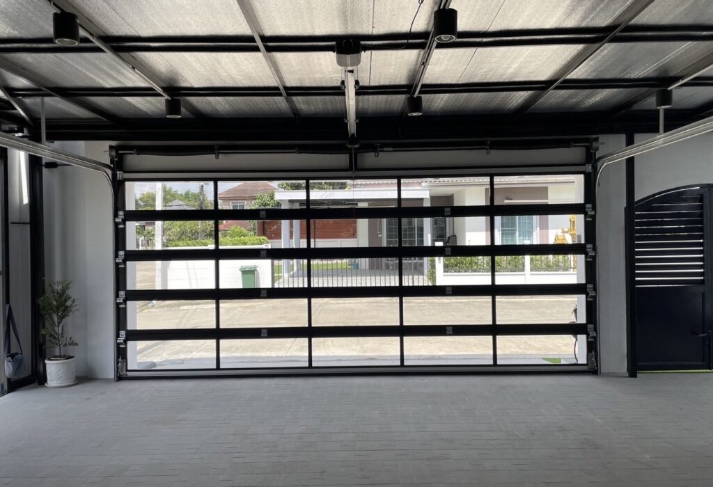 Installation photo of Garage Doors for Single House in Phitsanulok by OZ DOOR (3)