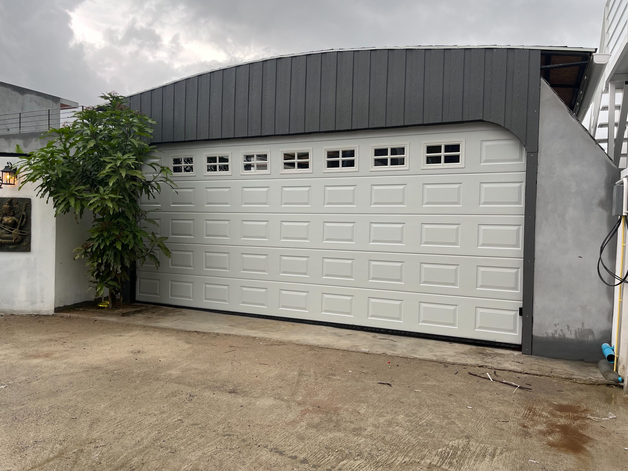 Installation photo of Garage Doors for Manufacturing in Surat Thani by OZ DOOR