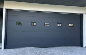 Read more about the article ประตูโรงรถ|Garage Door|เทาSahara|มอเตอร์ข้าง