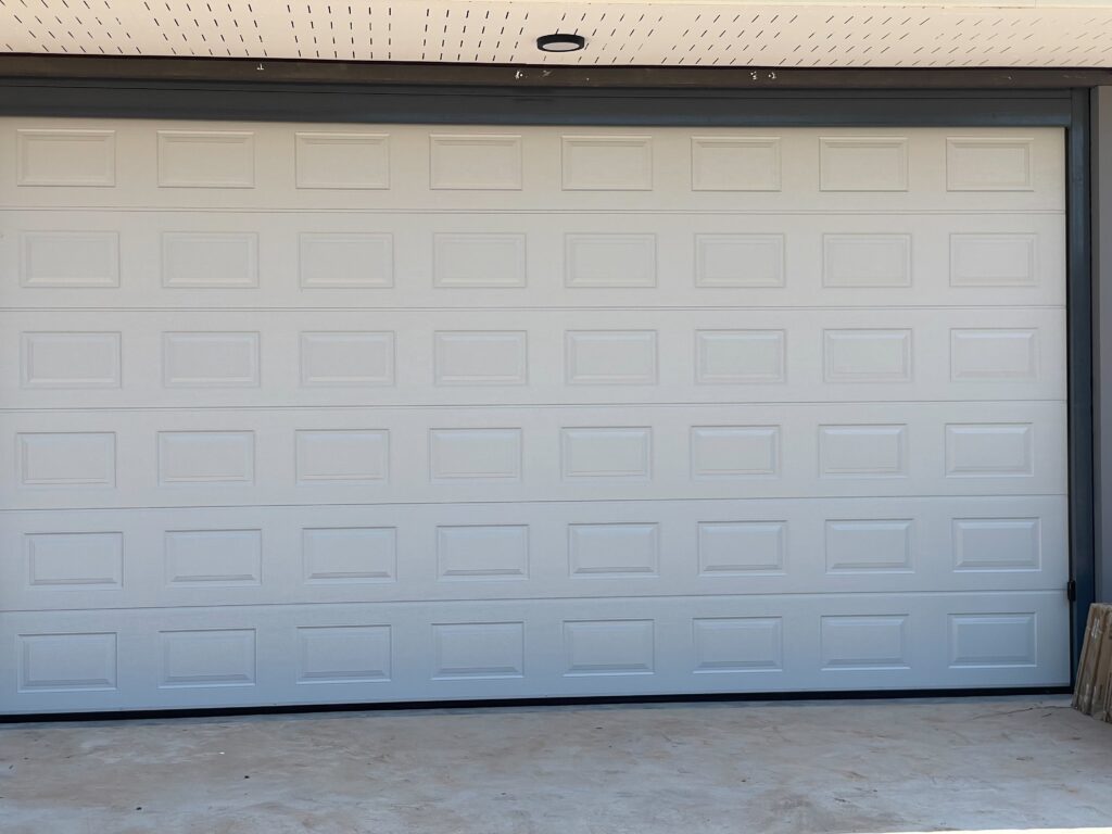 Installation photo of Garage Doors for Residential Projects in Bangkok by OZ DOOR