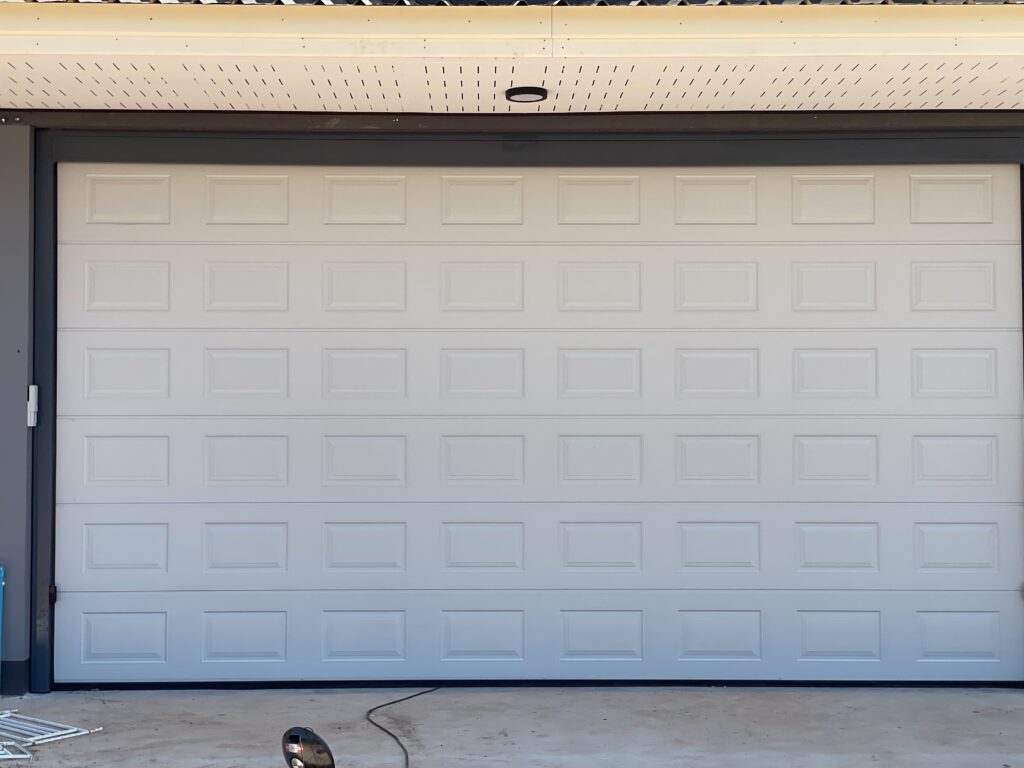 Installation photo of Garage Doors for Residential Projects in Bangkok by OZ DOOR (2)