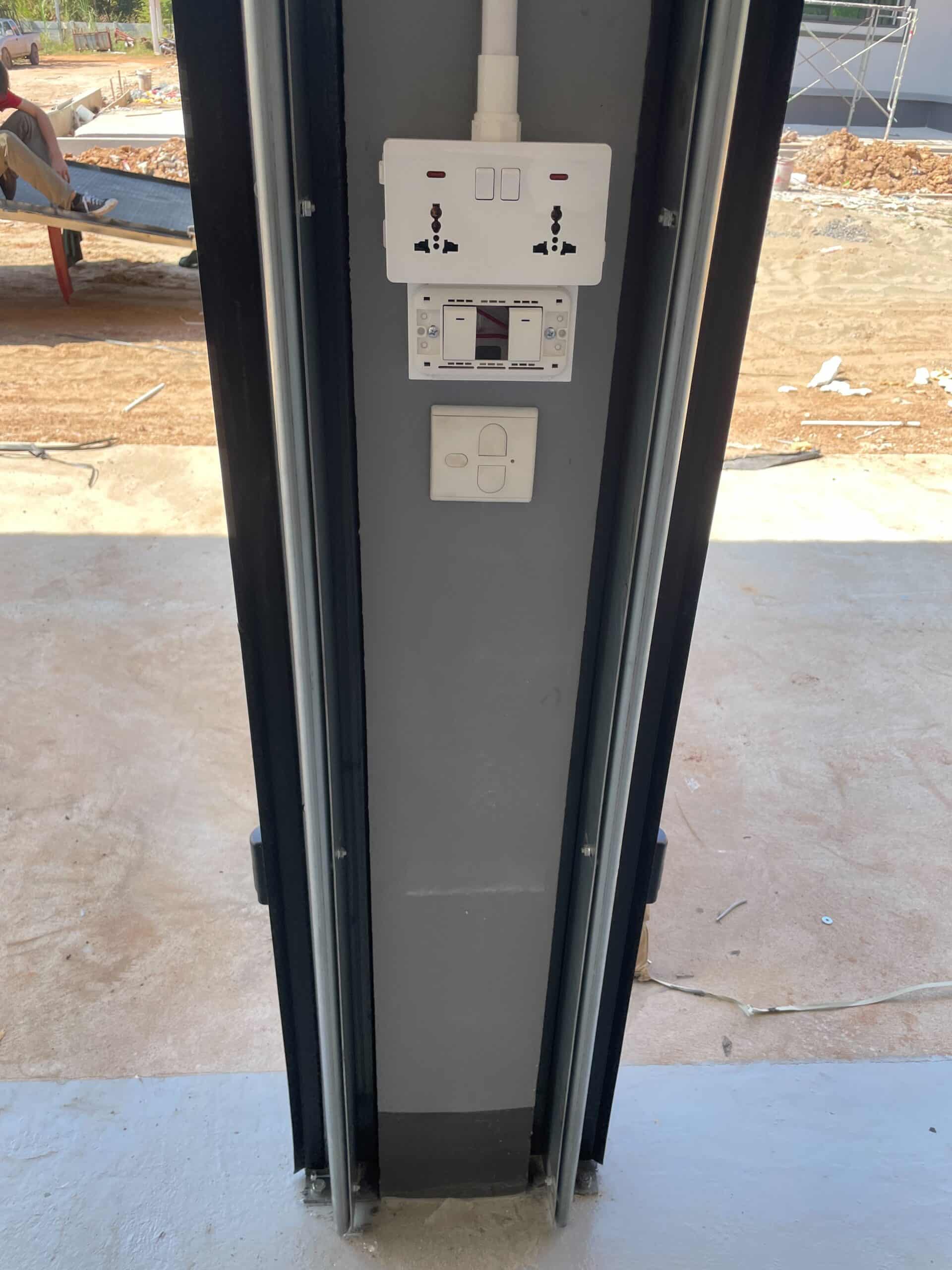 Installation photo of Garage Doors for Residential Projects in Bangkok by OZ DOOR (6)