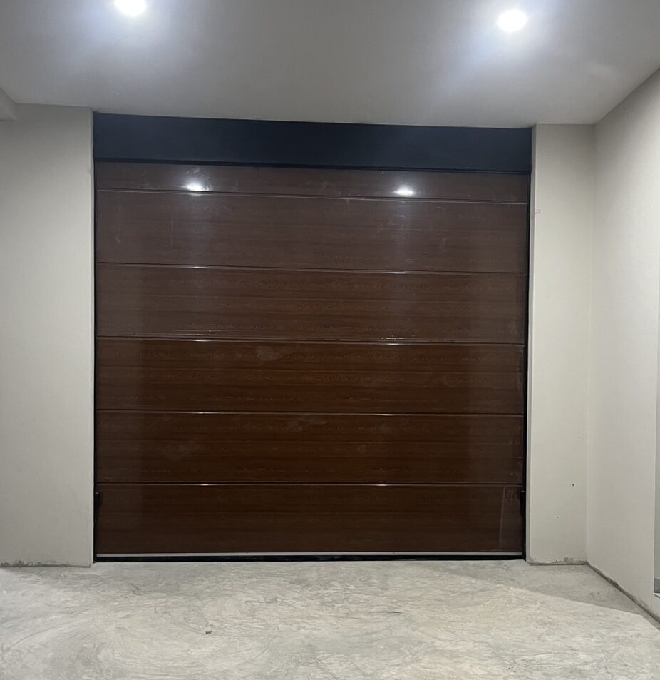 Installation photo of Garage Doors for Residential Projects in Nonthaburi by OZ DOOR