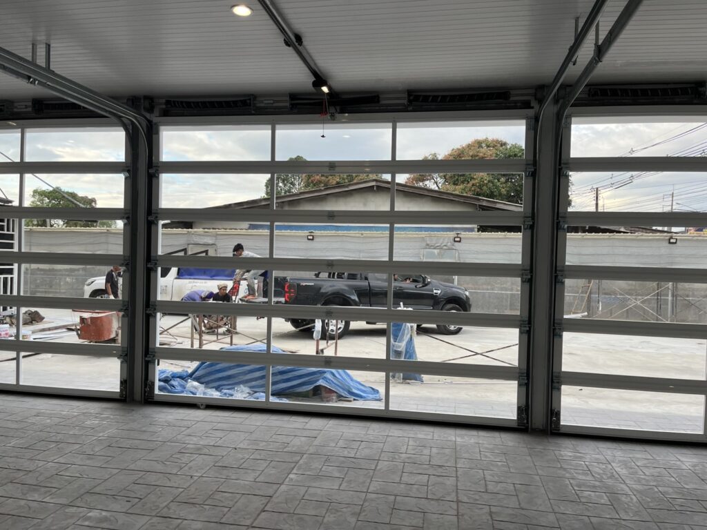Installation photo of Garage Doors for Residential Projects in Bangkok by OZ DOOR (11)