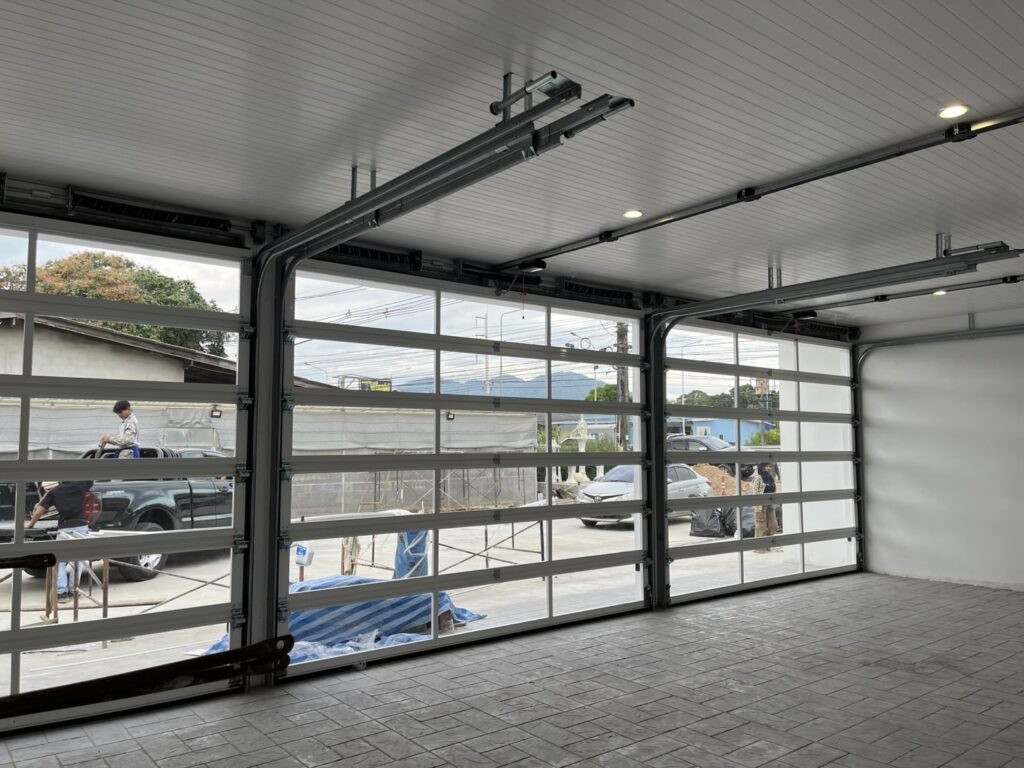 Installation photo of Garage Doors for Residential Projects in Bangkok by OZ DOOR (12)