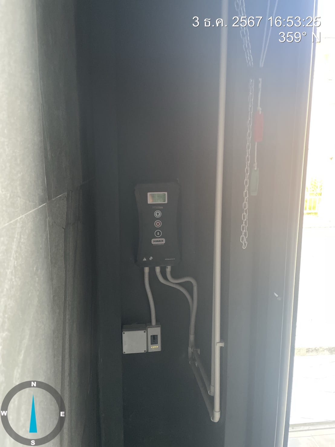 Installation photo of Garage Doors for Single House in Bangkok by OZ DOOR (5)