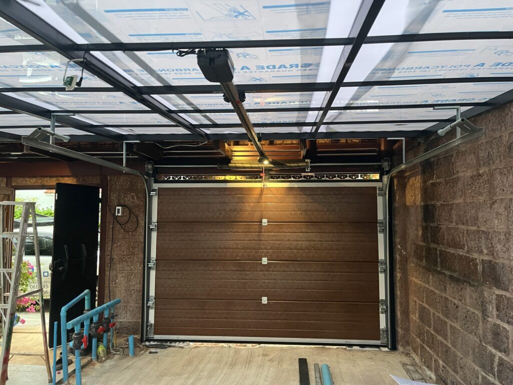 Installation photo of Garage Doors for Single House in Phuket by OZ DOOR (3)
