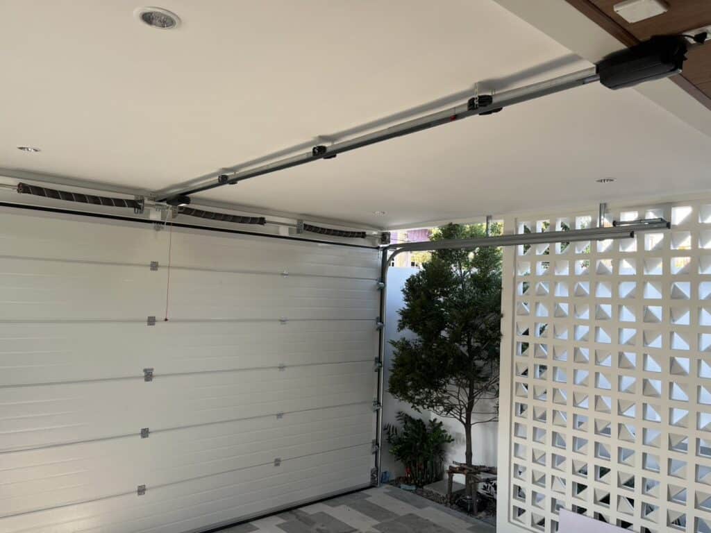 Installation photo of Garage Doors for Residential Projects in Bangkok by OZ DOOR (2)