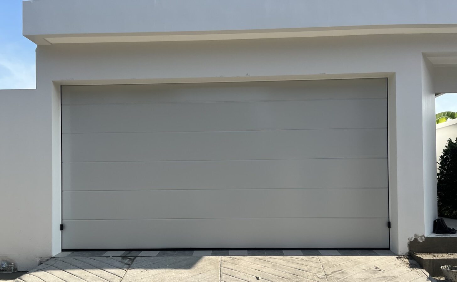 Installation photo of Garage Doors for Residential Projects in Bangkok by OZ DOOR