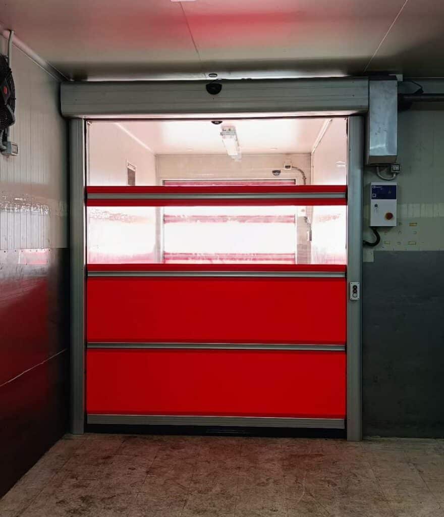 Installation photo of High Speed Doors for Manufacturing in Saraburi by OZ DOOR