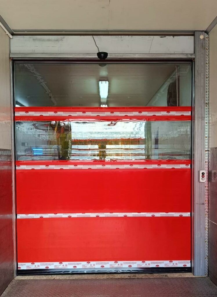 Installation photo of High Speed Doors for Manufacturing in Saraburi by OZ DOOR (4)