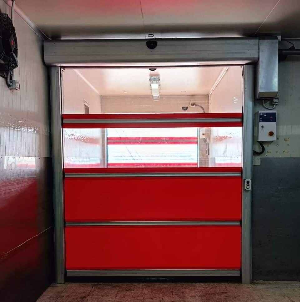 Installation photo of High Speed Doors for Manufacturing in Saraburi by OZ DOOR