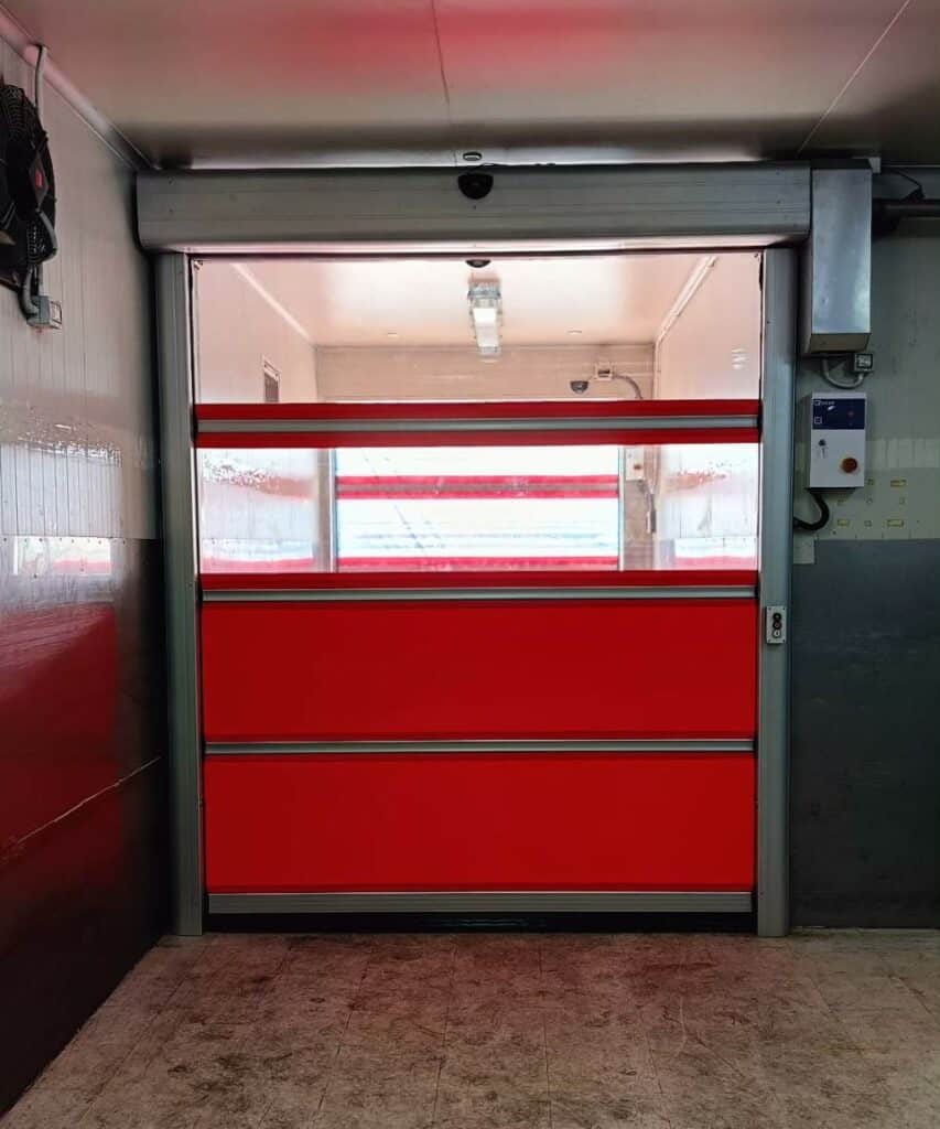 Installation photo of High Speed Doors for Manufacturing in Saraburi by OZ DOOR (2)