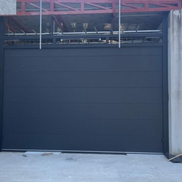 ประตูโรงรถ|Garage Door|สีเทาซาฮาร่า