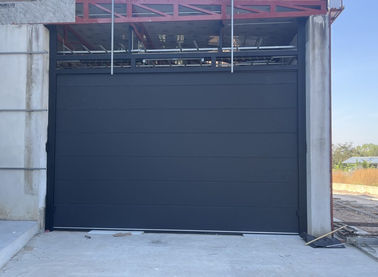 Installation photo of Garage Doors for Housing Estate / Developer in Phuket by OZ DOOR