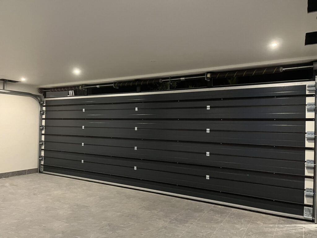 Installation photo of Garage Doors for Single House in Chiang Mai by OZ DOOR (3)