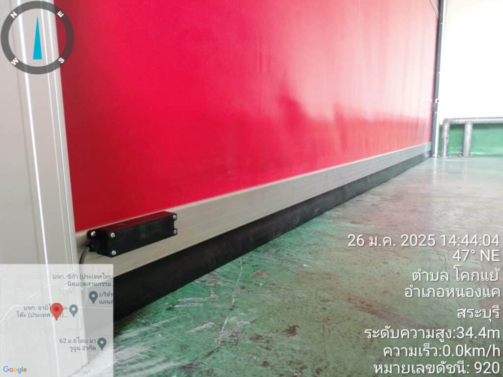 ภาพผลงานติดตั้งประตูไฮสปีด รุ่น Standard สำหรับโรงงานอุตสาหกรรม ที่ฉะเชิงเทรา โดย OZ DOOR (3)