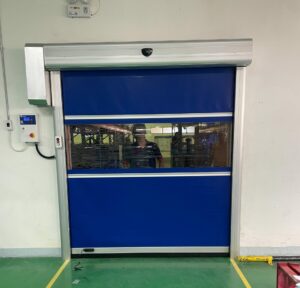 Read more about the article ประตูโรงงาน|High Speed door|ประตูม้วน PVC