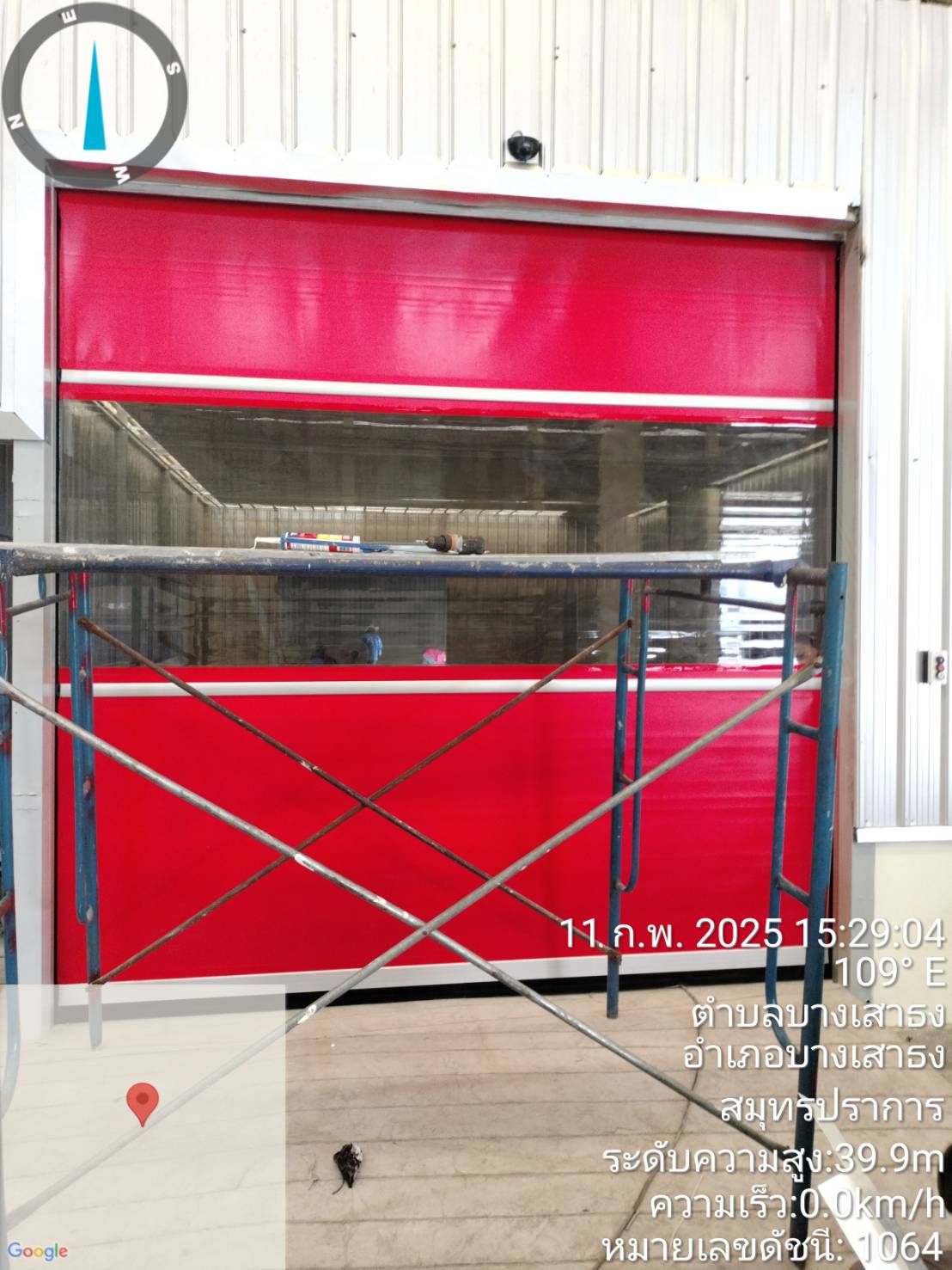 ภาพผลงานติดตั้งประตูไฮสปีด รุ่น Standard สำหรับโรงงานอุตสาหกรรม ที่สมุทรปราการ โดย OZ DOOR (6)