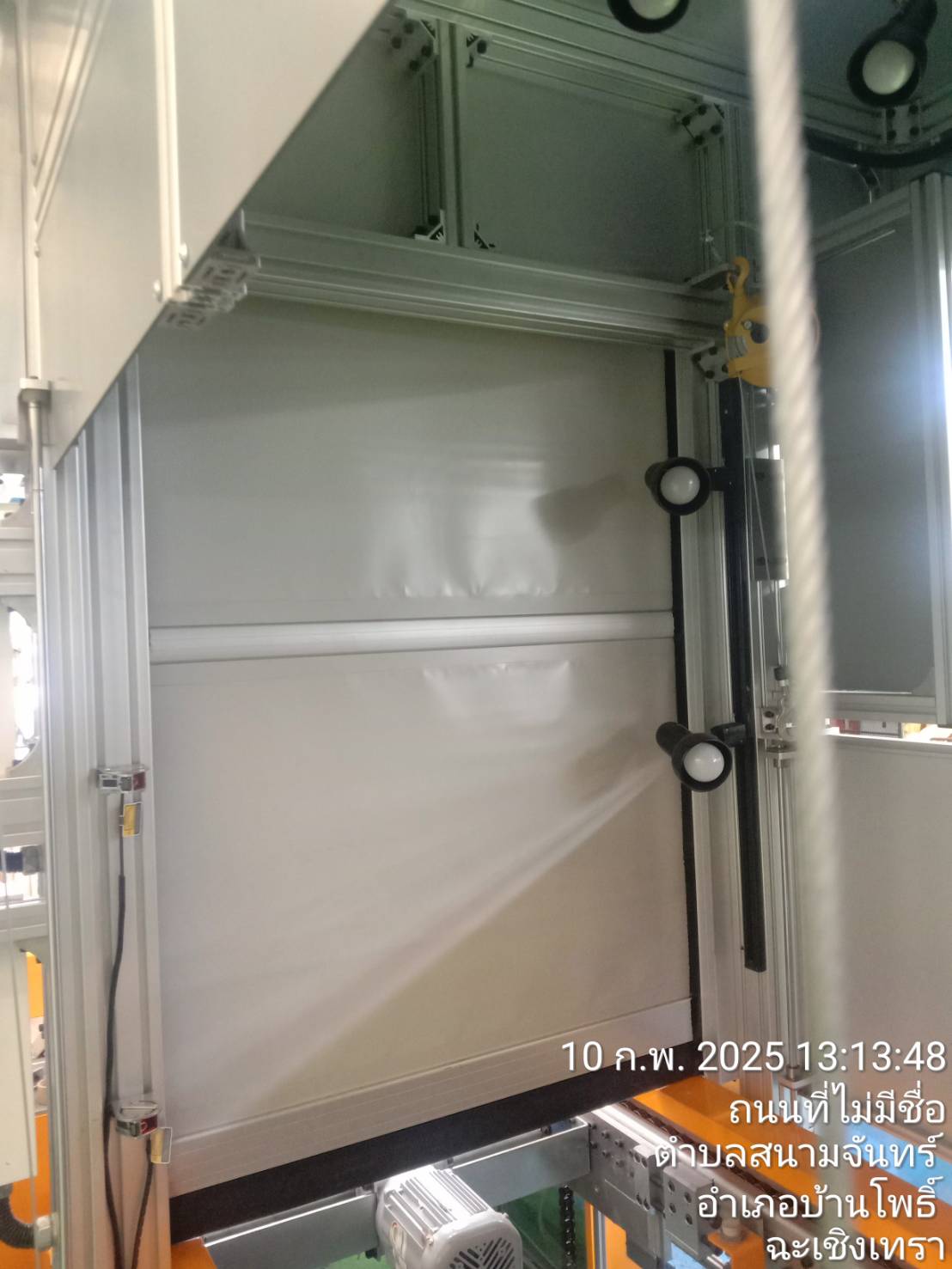 ภาพผลงานติดตั้งประตูไฮสปีด รุ่น Standard สำหรับโรงงานอุตสาหกรรม ที่ปทุมธานี โดย OZ DOOR (6)