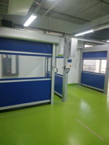 Read more about the article ประตูโรงงาน|High Speed Door|ประตูม้วน PVC