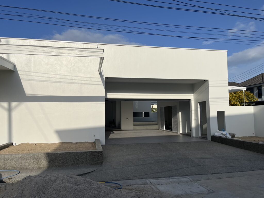 Installation photo of Garage Doors for Housing Estate / Developer in Nakhon Si Thammarat by OZ DOOR (12)