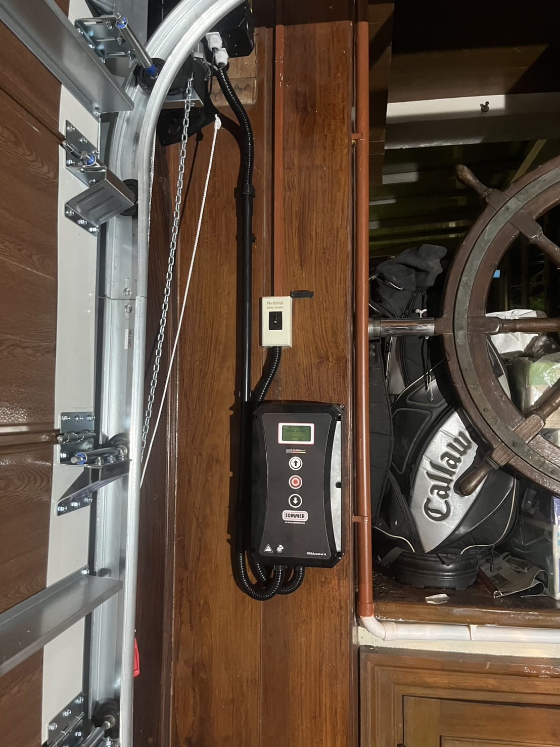 Installation photo of Garage Doors for Single House in Chonburi by OZ DOOR (5)