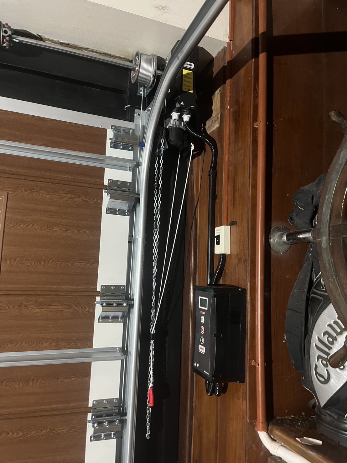 Installation photo of Garage Doors for Single House in Chonburi by OZ DOOR (6)