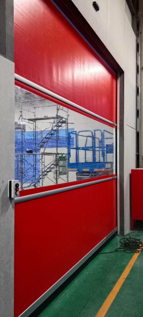 ภาพผลงานติดตั้งประตูไฮสปีด รุ่น Standard สำหรับโรงงานอุตสาหกรรม ที่ระยอง โดย OZ DOOR (5)