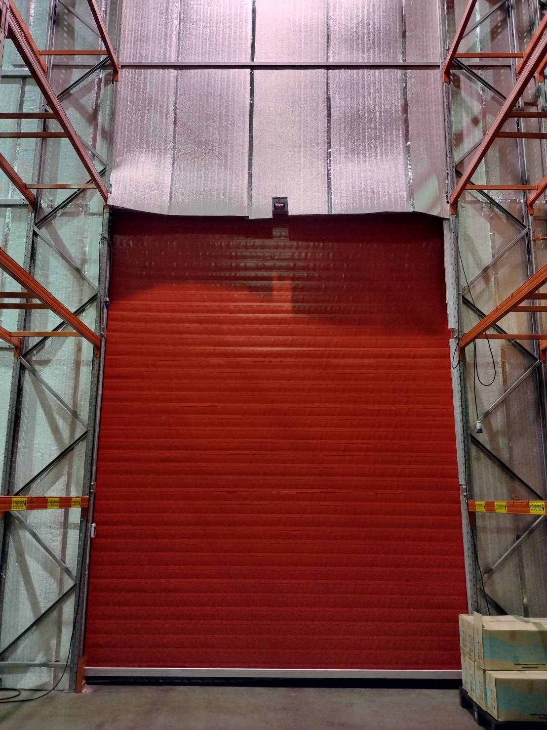 Installation photo of High Speed Doors for Cold Storage in Samut Prakan by OZ DOOR (9)