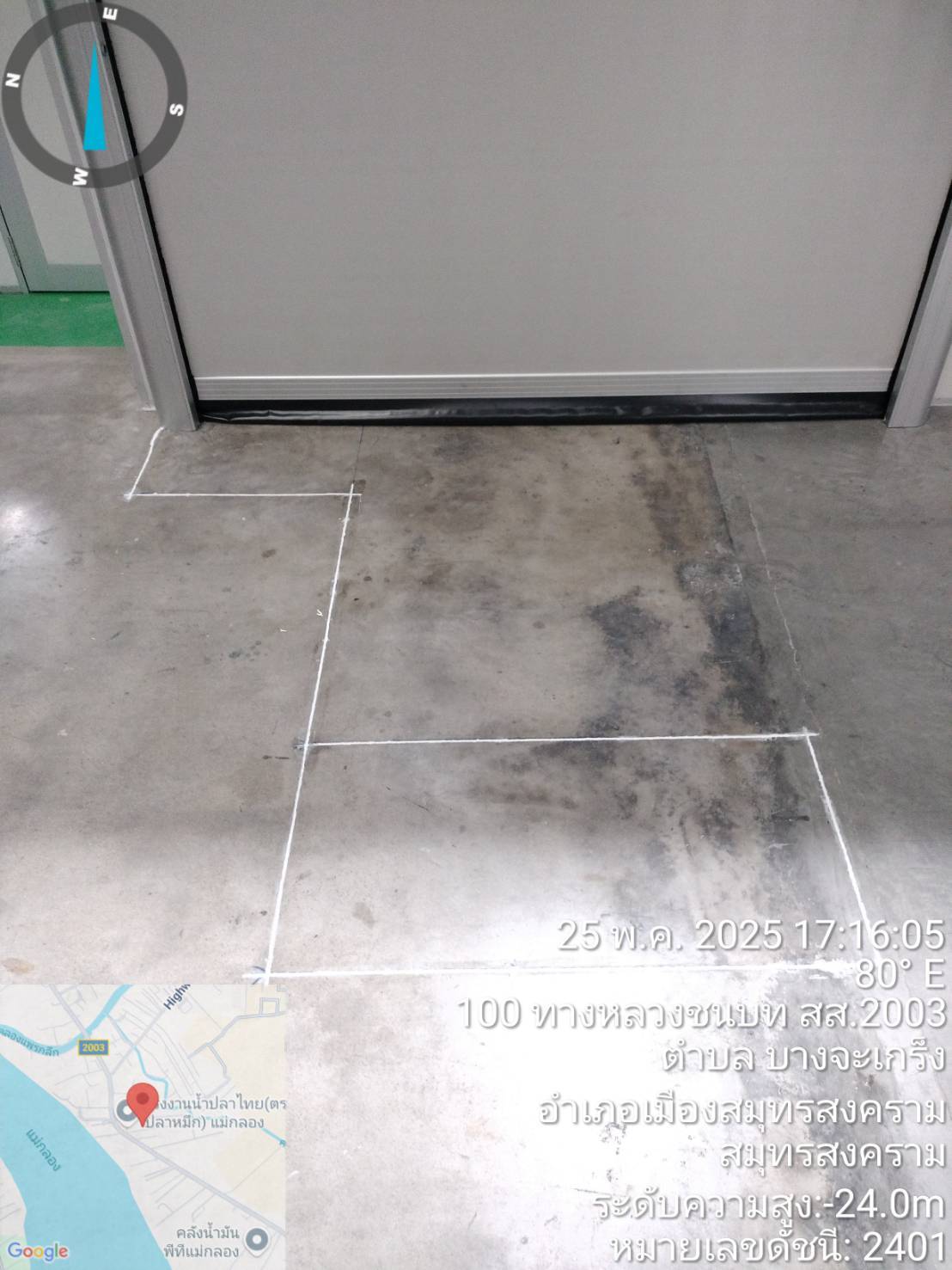 ภาพผลงานติดตั้งประตูไฮสปีด รุ่น Standard สำหรับโรงงานอุตสาหกรรม ที่สมุทรสาคร โดย OZ DOOR (9)