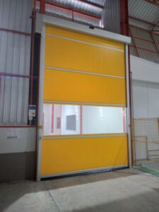 Read more about the article ประตูโรงงาน|High Speed Door|ประตูม้วน PVC